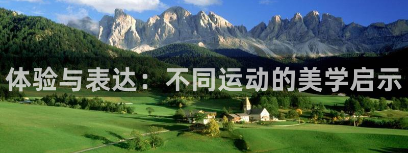 蓝图娱乐体育和杏耀是哪个公司的：体验与表达：不同运动的美学启示
