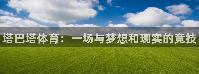 蓝图娱乐体育凯捷代理注册：塔巴塔体育：一场与梦想和现实的竞技